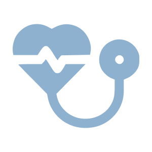 stethoscope with heart